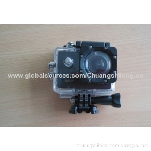 Sports Action Cameras with Full 1,080P, Promotional SJ4000 Similar, H.264 Underwater Case